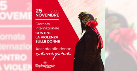 25 NOVEMBRE – Confartigianato accanto alle donne.