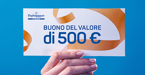 Confartigianato Imprese Alto Milanese ti regala 500€!