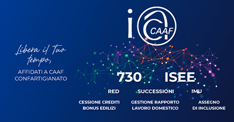CAAF – Libera il tuo tempo, affidati alla qualità e all’assistenza del CAAF Confartigianato Alto Milanese.