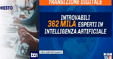 Imprese cercano 699mila esperti digitali. Introvabile il 51,8%. Sui media il focus Confartigianato.