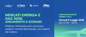 Mercati Energia e Gas 2026 – Scenari e Prospettive
